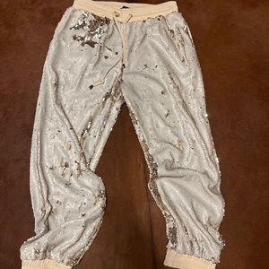 JLUXELABEL Sequin Joggers